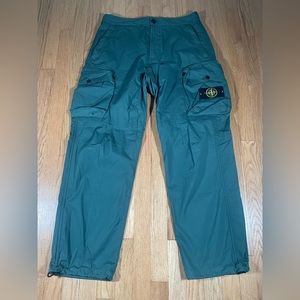 Stone Island Cargo Windbreaker Wind Pants Petrol Green